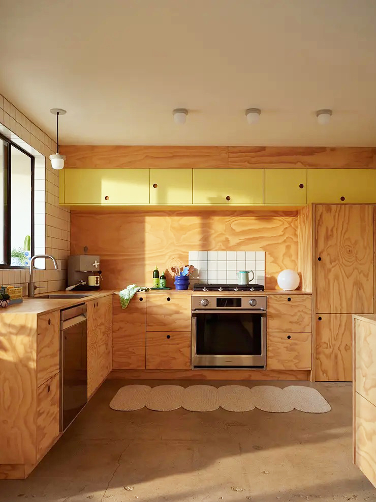 plywood kitchen