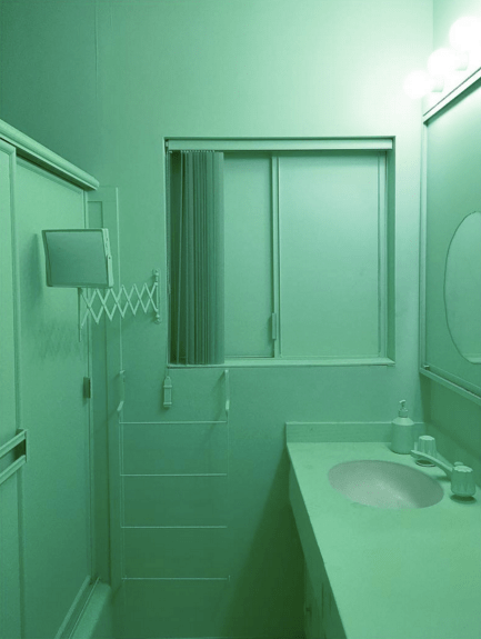 green-bathroom