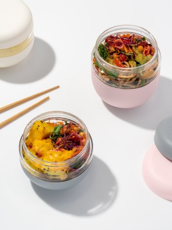 Screw-top bowl lunch