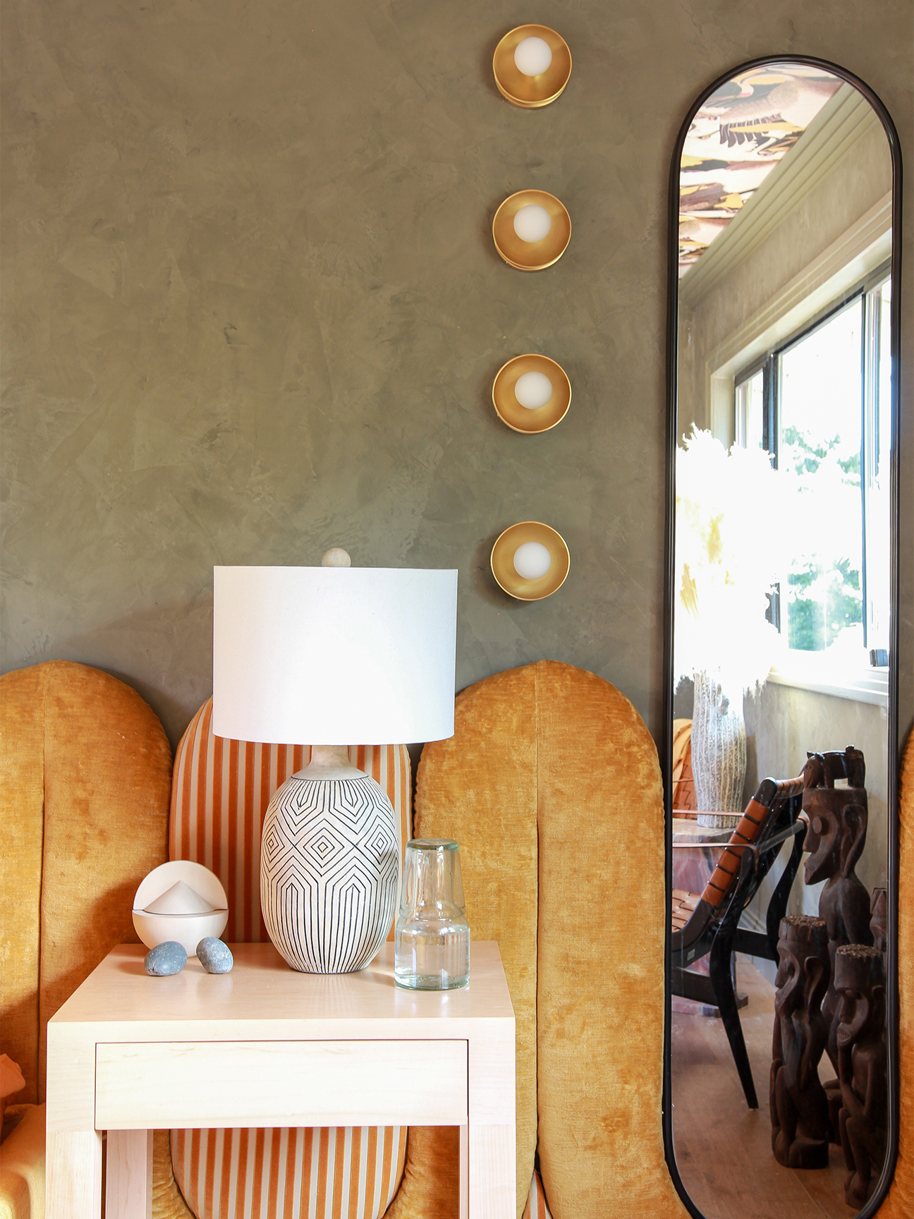ochre headboard