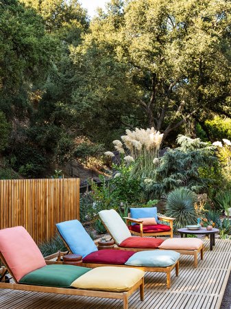 6 Ways to Use Outdoor Fabric to Spice Up Your Backyard—Beyond Pillows