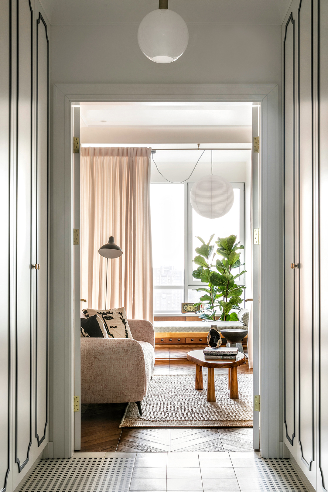 airy living room