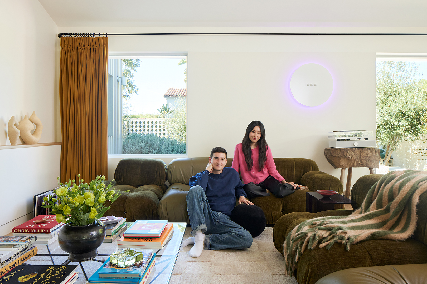 couple in living room