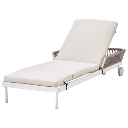  white chaise