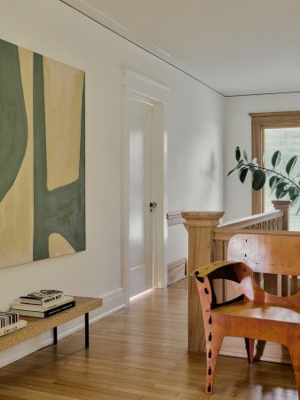 Hallway with chair